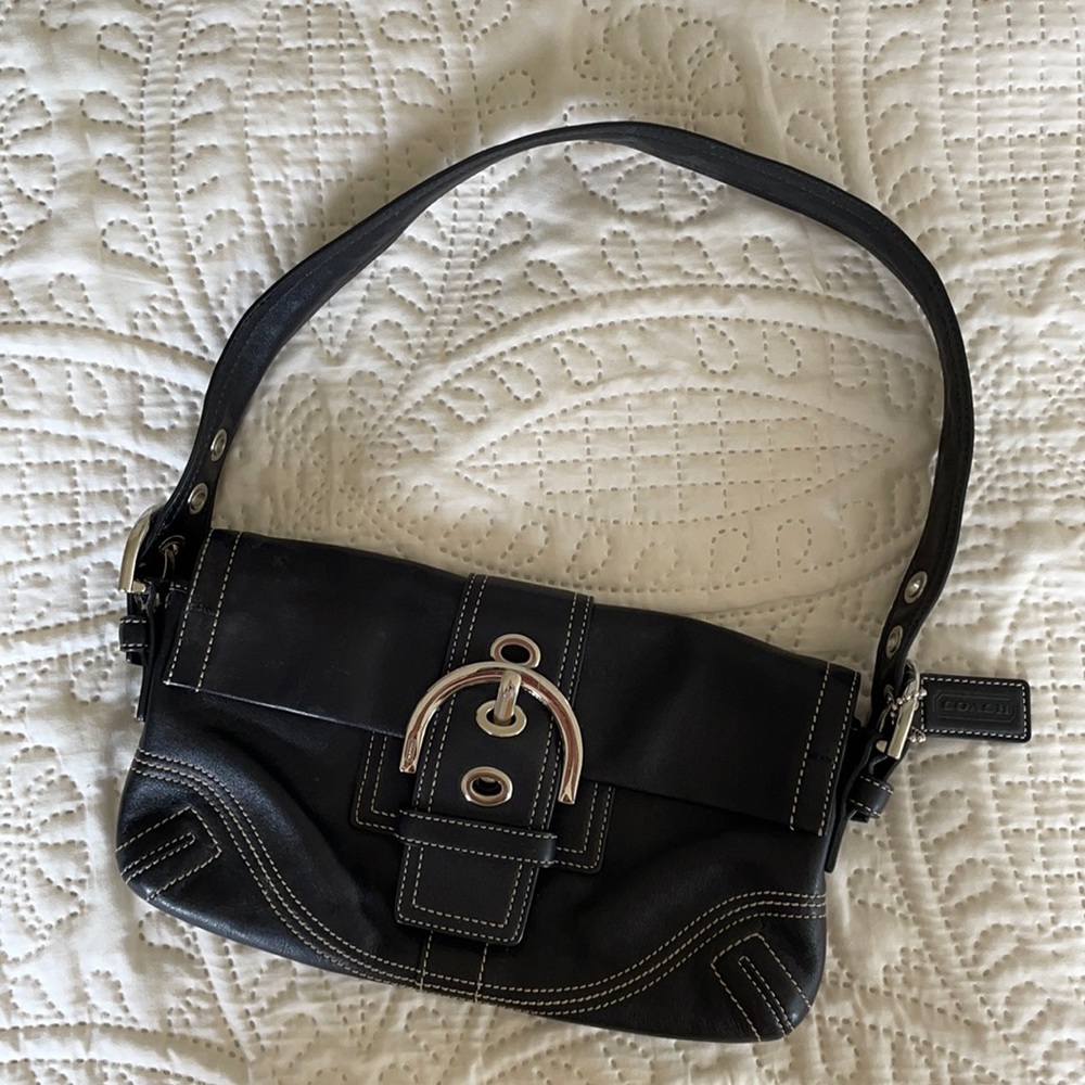 Coach Black Shoulder Bag